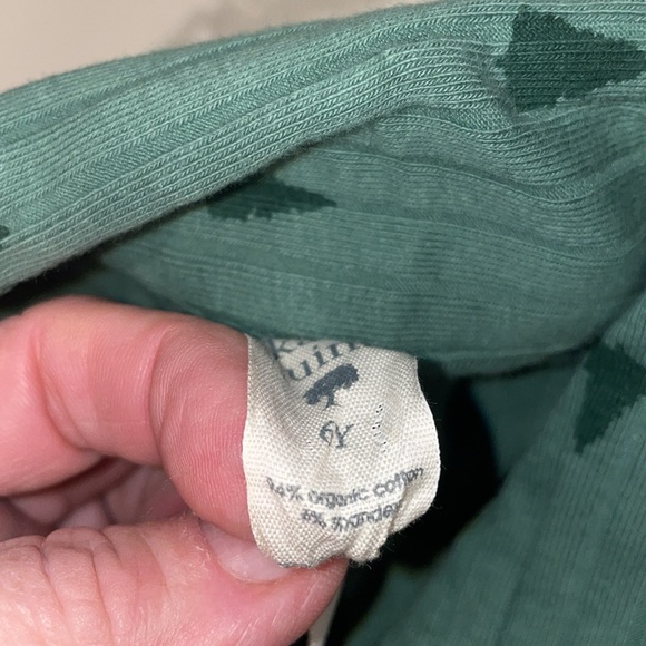 Kate Quinn Kids Green Tree Button up Collar Pocket Shirt 6 - Picture 8 of 10